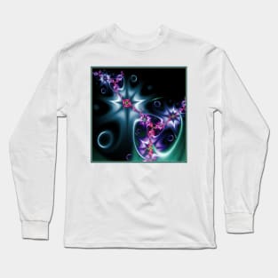 Mandelbrot Star Fractal Long Sleeve T-Shirt